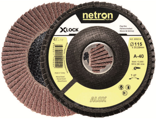 thumbnail image 2 of SATC 30-Pack 4.5" Flap Discs, Type 29, 40 60 80 120 Grit Assortment For Angle Grinder 2 of 2