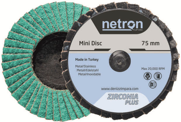 25 Roloc Zirconia Sanding Discs – 3" 40 Grit Quick-Change Discs For Grinders